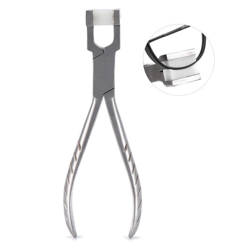 Nylon Jaw Pliers Glasses Frame Adjusting Plier Nickel Chromium Alloy Steel Jewelry Making Flat/ Needle Nose Pliers Tool