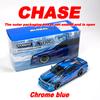 QEZT6 Tarmac Works 1:64 TW VERTEX Toyota Mark II JZX100 Blue Metallic Chase alloy car model