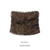 Kaslead New Arrival Women's Clothing Fashion Style Fashion Organza Leopard Print Print Tube Top Short Type Tops