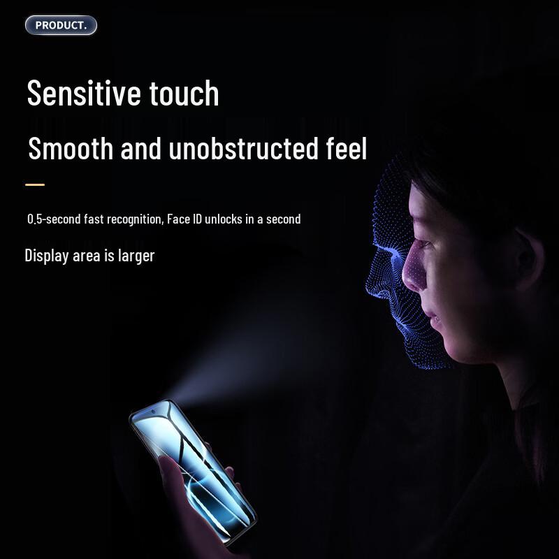 Smorss Ultra-Thin Tempered Glass Screen Protector for Huawei Enjoy 90/90 Plus (2-Pack)