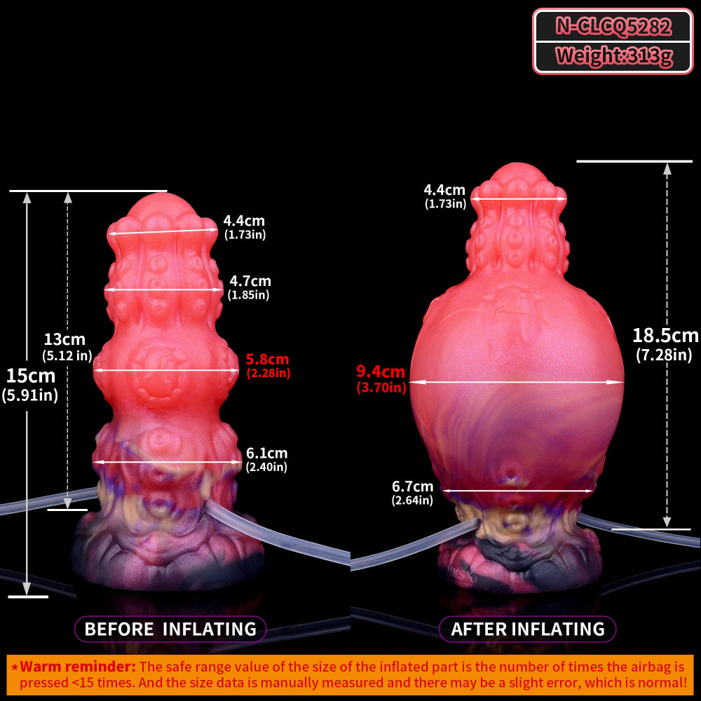 Echo Inflatable Squirting Dildo Realistic Dildos