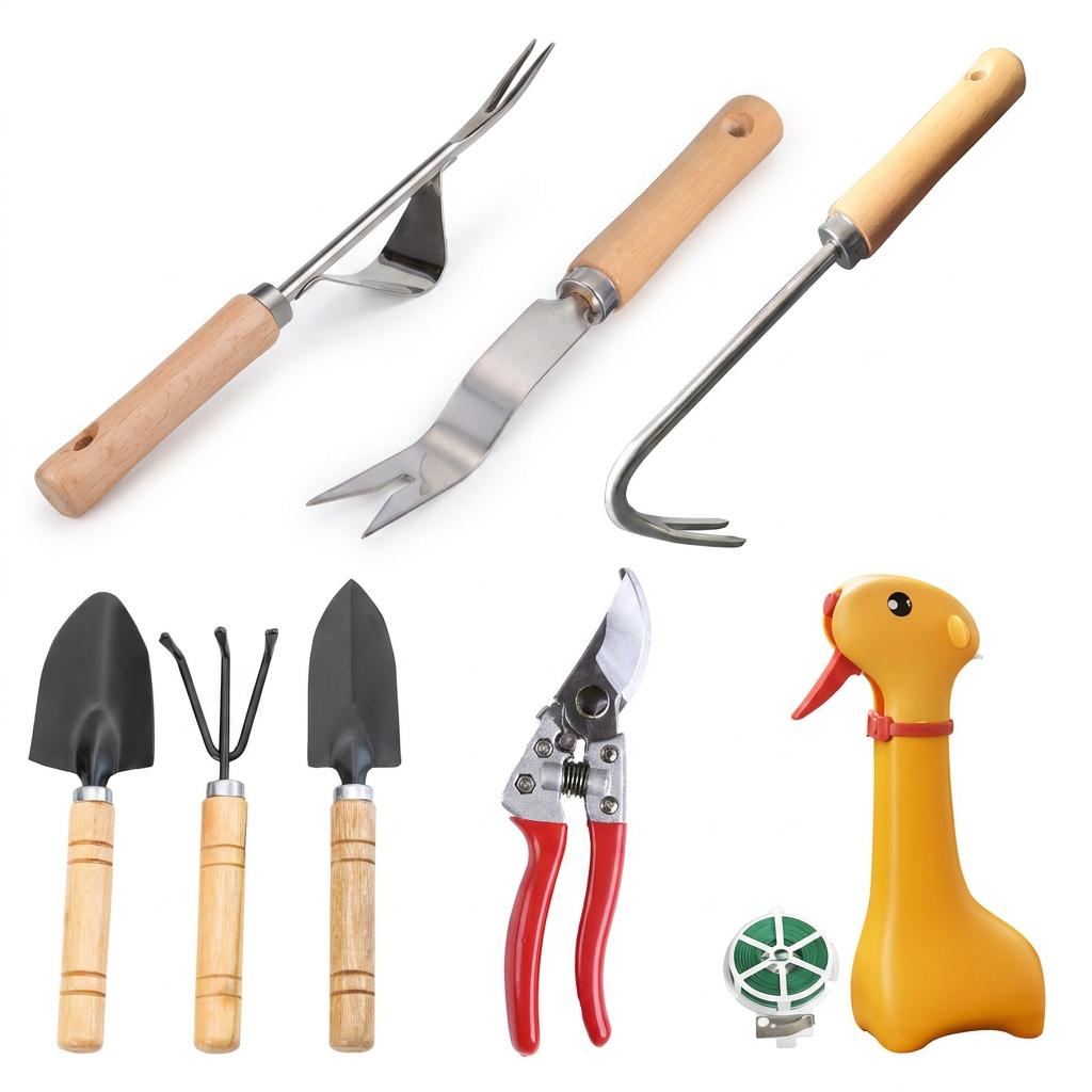 Customizable Gardening Tool Set New Hand Shovel & Hand Rake 2 PCS Garden Planting Tool Kit Logo Accepted Garden Shovel