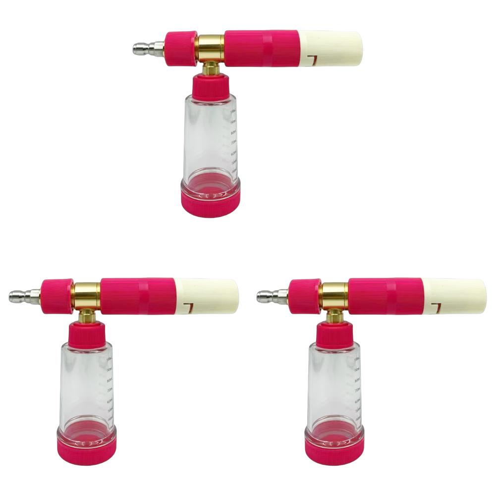 100ml Water Foam Pot with 1/4 Inch Quick Connector Foam Cannon Snow Foam Car Wash Spray Bottle Car Window Cleaning