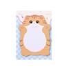 30 Sheets Cat Sticky Notes for Students High-looking Memo Notes Sticky Tearable Note Pad Notepad Prizes Cute Stationary Supplies