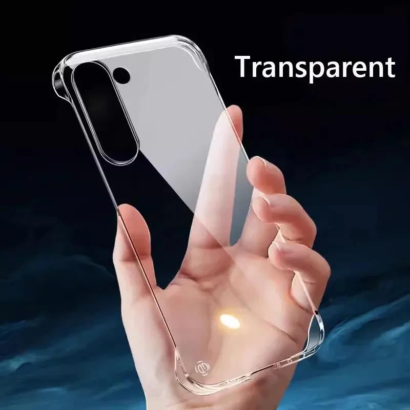Rahmenlose Dünne Skin Hartschalen-Rückseitenabdeckung Hülle An Für Samsung Galaxy S25 S23 FE S24 Ultra S21 FE S22 Plus 5G Stoßfest Fundas Coque