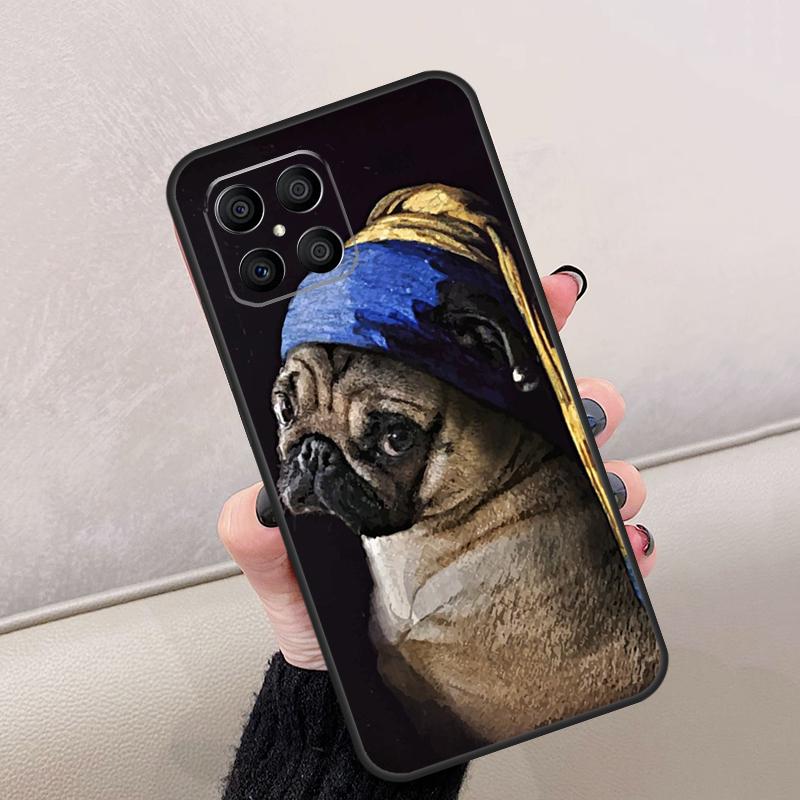 

Funny Pug Dog For Honor Magic 7 Lite 5 6 8 Pro Case For Honor Win RT X9d X9b X9a X9c X8c X8b 200 400 70 90 Honor Magic6 Lite