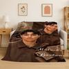 Fashion Malachi Barton Star Soft Flannel Throw Blanket,Warm Cozy Blanket for Bed,Couch,Sofa,Bedroom,Living Room,Travel,Picnic