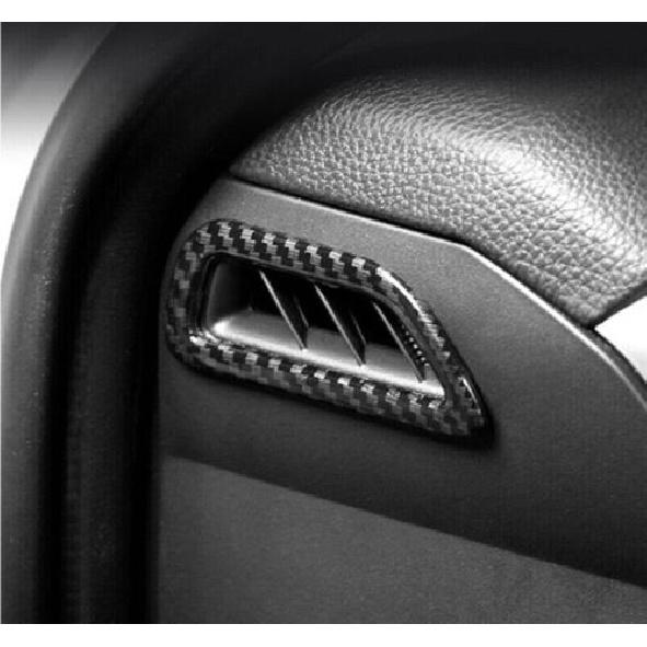 For Toyota RAV4 - Carbon Fiber Dashboard Side Outlet Vent Cover Trim 4x