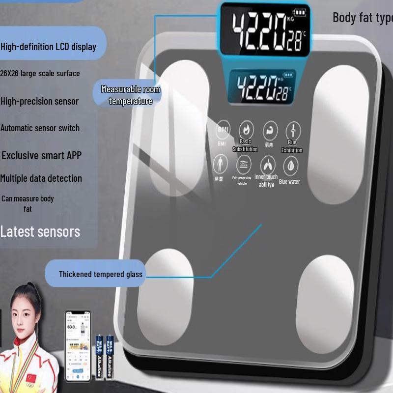 Miling Smart Rechargeable Body Fat & Weight Scale (CN version)