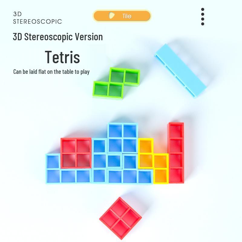 Jenga Tetris Blocks Balance Game: Interactive Educational Toy for Kids