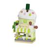 Lego-Compatible City Street View Building Blocks—Dream Shop, Vending Car, and Flower Shop Children's Educational Toys.