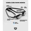 Arena Plastic Goggles with Mirrored Coating Cobra Core Swipe
