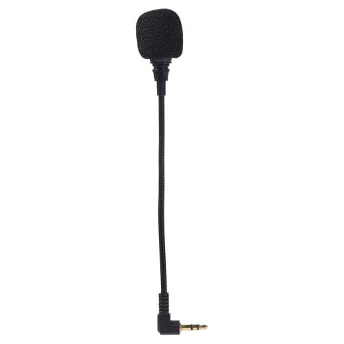 Small helmet microphone, flexible microphone replacement, portable headphone microphone, dynamic microphone replacement, 3.5mm microphone replacement,