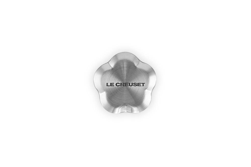 Le Creuset Flower Knob, 45mm Stainless Steel Knob for Pots, Oven Safe [Official Japanese Product]