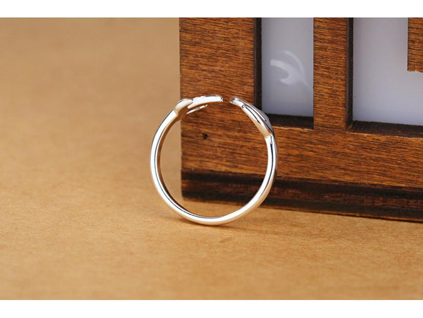 Korean Christmas Antler Open Ring - Creative Festive Finger Jewelry Gift