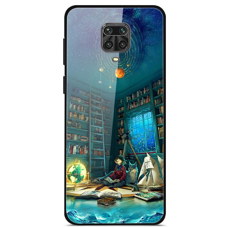 Tempered Glass Case For Xiaomi Redmi Note 9S Cover Soft Bumper Hard Glass Case For Xiaomi Redmi Note 9 S 9S Pro Max Phone Case
