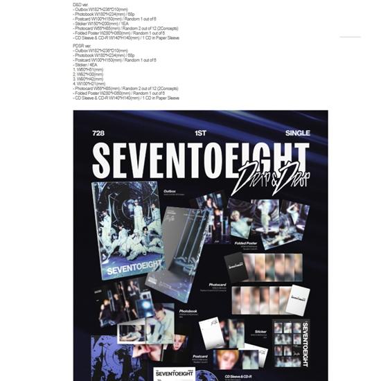 SEVENTOEIGHT 1st Single - SEVENTOEIGHT - Random - Release Date    2025-07-28