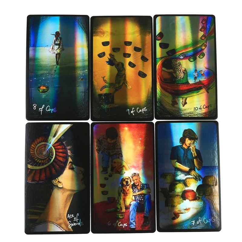 Verze laserových tarotových karet věštce světla