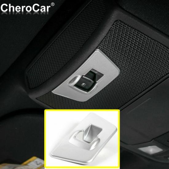 Abdeckung für Schalterpanel der Heckscheibe Zierleiste Für Ford F150 15+ Zubehör Silber