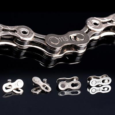 1 par prático resistente ao desgaste cor prata fivela de corrente de bicicleta protetor de coletor de bicicleta suprimentos ao ar livre