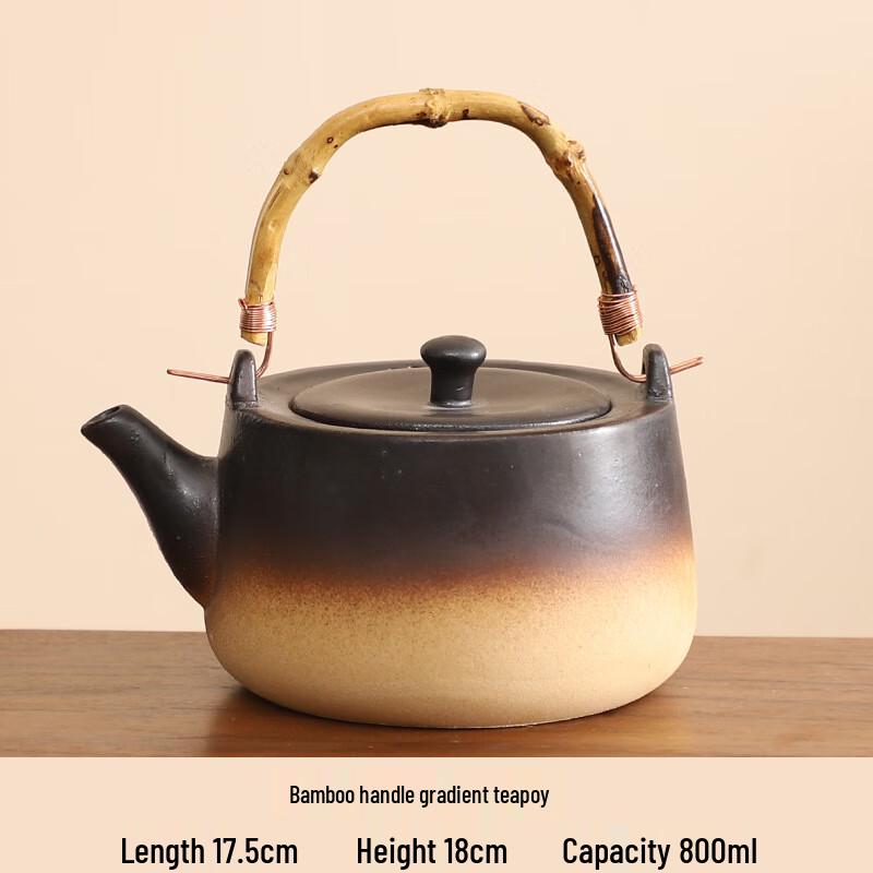 

Plump Gradient Tea Kettle with Bamboo Handle Standard