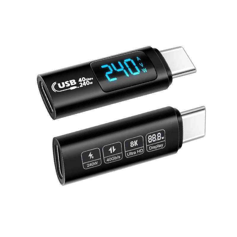 USB4 Display-Adapter 240W mit Spannungsüberwachung, 40G Volle Funktion Typ-C - Exklusiv für Rückkehrer