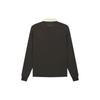 Fear of God Essentials Fall/Winter 2022 Henley Rugby Long Sleeve Polo Unisex Tops Charcoal-Black FOG-FW22-366