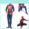 Ps4 Insomniac Spider-man Cosplay Costume 3d Print Adult Kids Spidey Zentai Suit With Exquisite Workmanship And Breathable Lycra Material