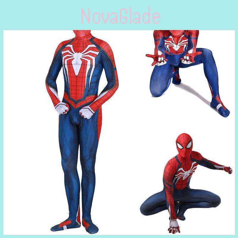Ps4 Insomniac Spider-man Cosplay Kostým 3D Tisk Dospělý Dětský Spidey Zentai Oblek S Vynikajícím Zpracováním A Prodyšným Lycrovým Materiálem
