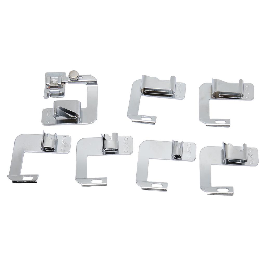 Rolled Hem Presser Foot Multifunctional Rolled Hem Sewing Machine Presser Foot Set for Hemming Foot Kit