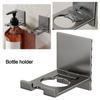 Shower Gel Hanger Metal Shampoo Soap Bottle Holder Portable Kitchen Detergent Bottle Shelf Durable Bathroom Wall Hanger Holder