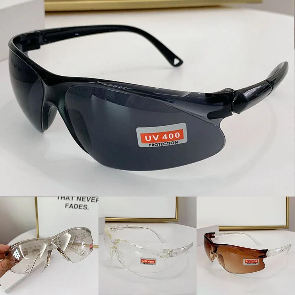 1 Pair Of Glasses PC Protective Safety Sunglasses Safety Glasses Dust Sand Eye Protective Sun Riding Windshield  Resistant