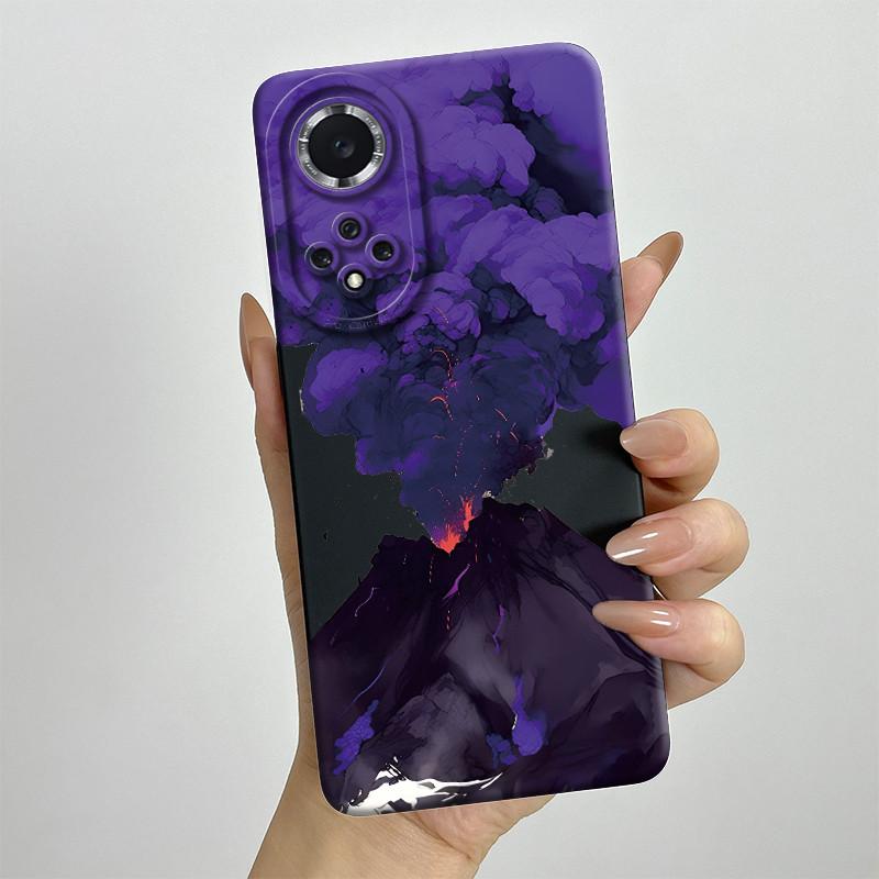For Huawei Nova 9 / Honor 50 Phone Case NAM-LX9 NTH-NX9 Soft Silicone Sweet Painted Protective Back Cover Cute Printed Casing