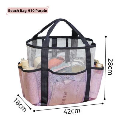 Hochwertige große Netztasche, verschiedene Stile, tragbare Schwimm-Strandtasche, Organizer für Frauen