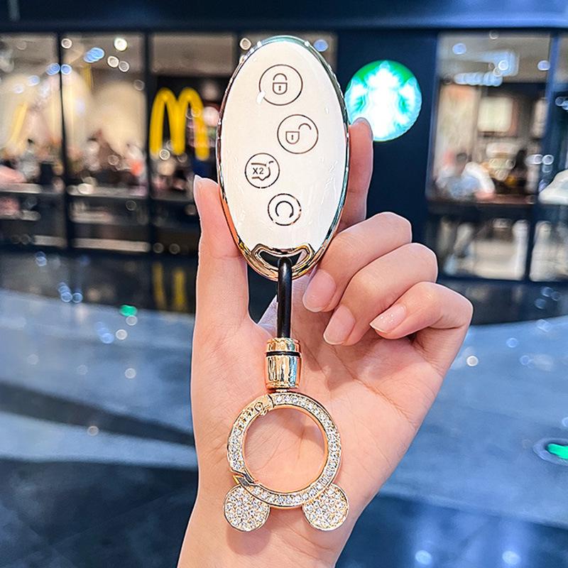 Compatible Key Case for BYD Models: Dolphin, Han, Qin Plus DMi, Song Pro, Yuan, Tang, Seagull EV, Destroyer 05, Seal 06