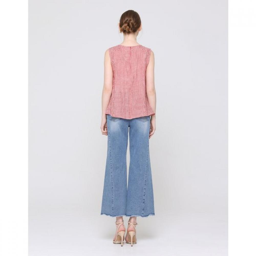 Son Jung Wan Women Pearl Beads Check Sleeveless Zdh6262130