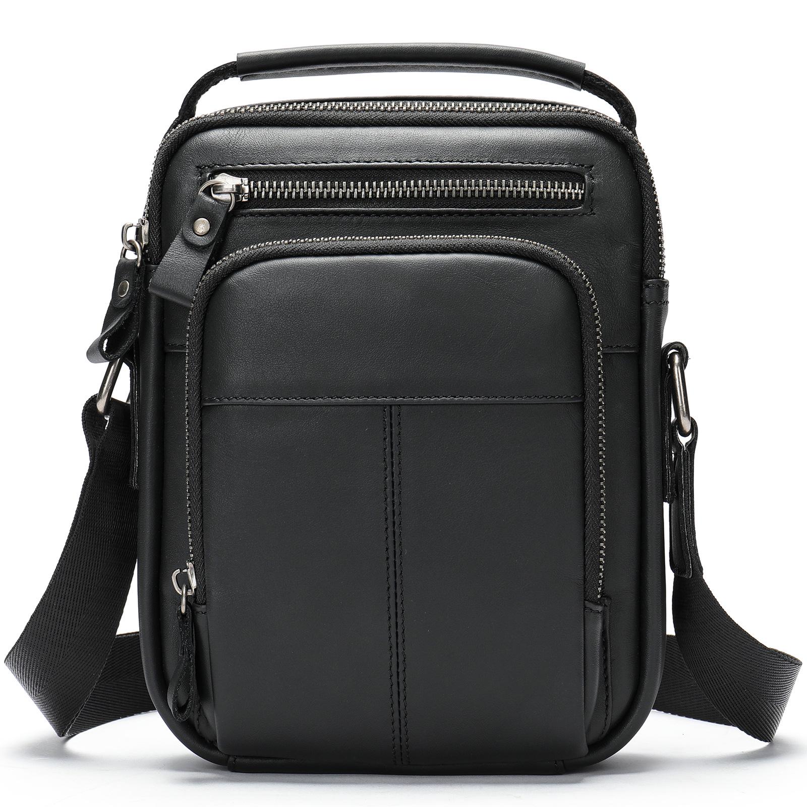 

Мужская сумка кроссбоди из натуральной кожи – Сумка на плечо из коровьей кожи высшего слоя с зернистой фактурой личи для бизнеса