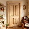 3PCS 1:12 Dollhouse  ature Doors Wooden Int ior Front Doors for Dollhouse Furniture Accessories