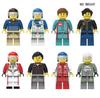 M8069 Racer Building Block Minifigures City Professional Doll Small Particles Toy Bag