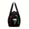 Skeleton Joker Pattern 2D  Cartoon School Travel Bag Large Capacity Zipper Luggage Bag Best Gift for Boys Girls Fashion Style