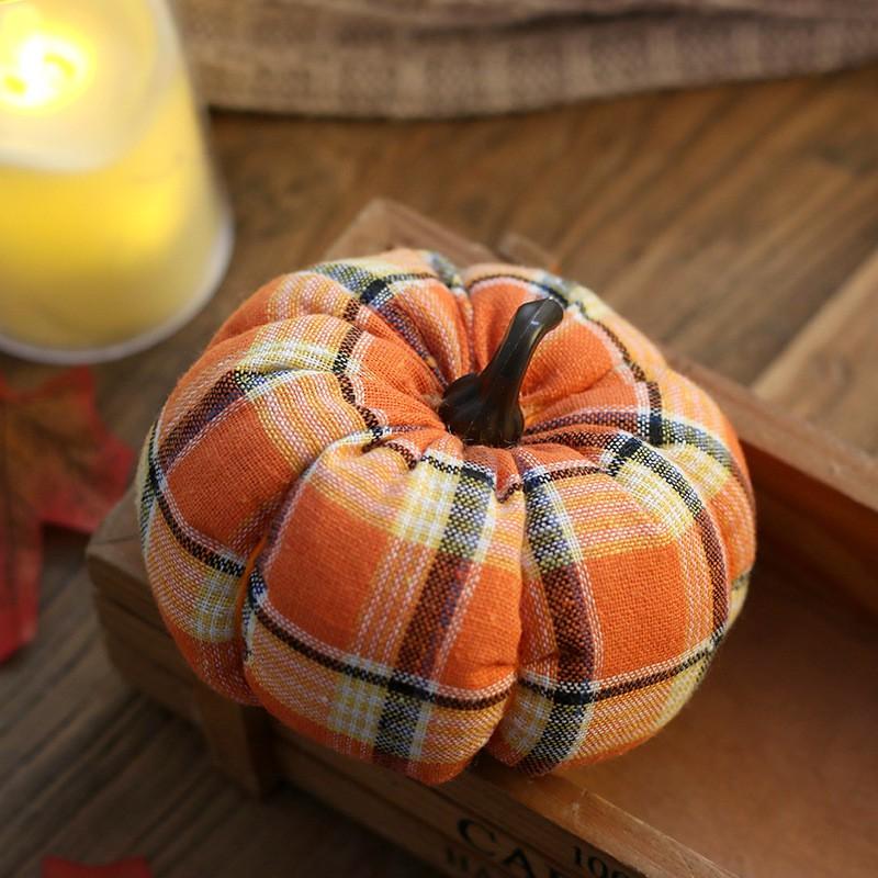 Halloween Decor Harvest Festival Fabric Pumpkin Ornament Home Party Decoration