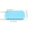 Schnellgefrierende Silikon-Waben-Eiswürfelform DIY mit Deckel Eisbereiter Leicht entnehmbar BPA-frei Eisgitter Haushalt