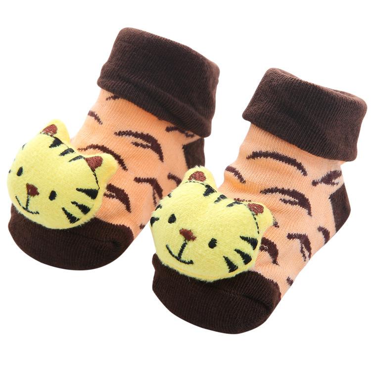 Baby Socks Girls Boys Newborn Accessories Anti Slip Cartoon Animals Kids Toddlers Gift Clothes Children Infant Stuff Clothes Bow