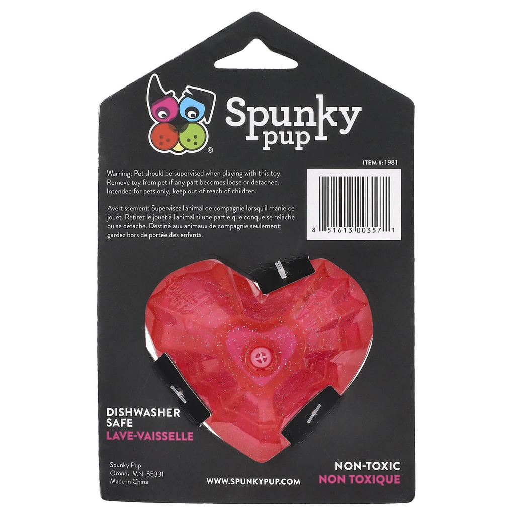 Spunky Pup, Squeaky Gem, Heart, 1