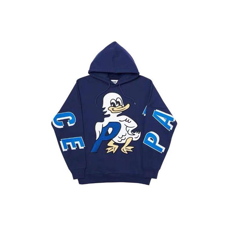 

Palace Duck Out Hood Navy Unisex Tops Blue P17CS029 M