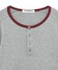 INTEMPOMOOD Coloring Henley Neck Long Sleeve: 2 Colors