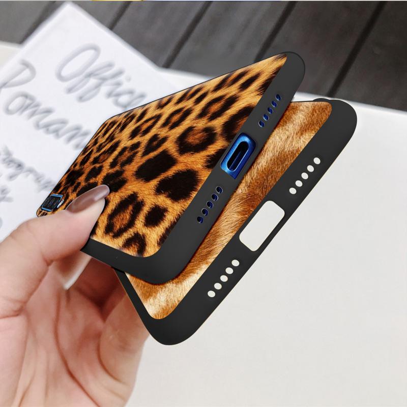 Tiger Leopard Print Case For Samsung Galaxy A54 A52 A14 5G A53 A12 A13 A71 A23 A34 A33 A21s Phone Cover