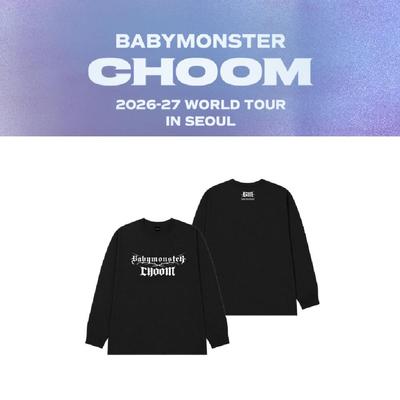 2026~27 BABYMONSTER World Tour CHOOM In SEOUL Long Sleeve T-shirt