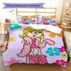 Lizziemcguire Pattern Bedding Quilt Set Quilt Cover Pillowcase Home Decoration Birthday Gift (1 * Duvet Cover + 2 * Pillowcase, Without Core)