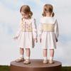 PawinPaw Cartoon Bear Toddler Girls Two-Piece Dress and Vest Set